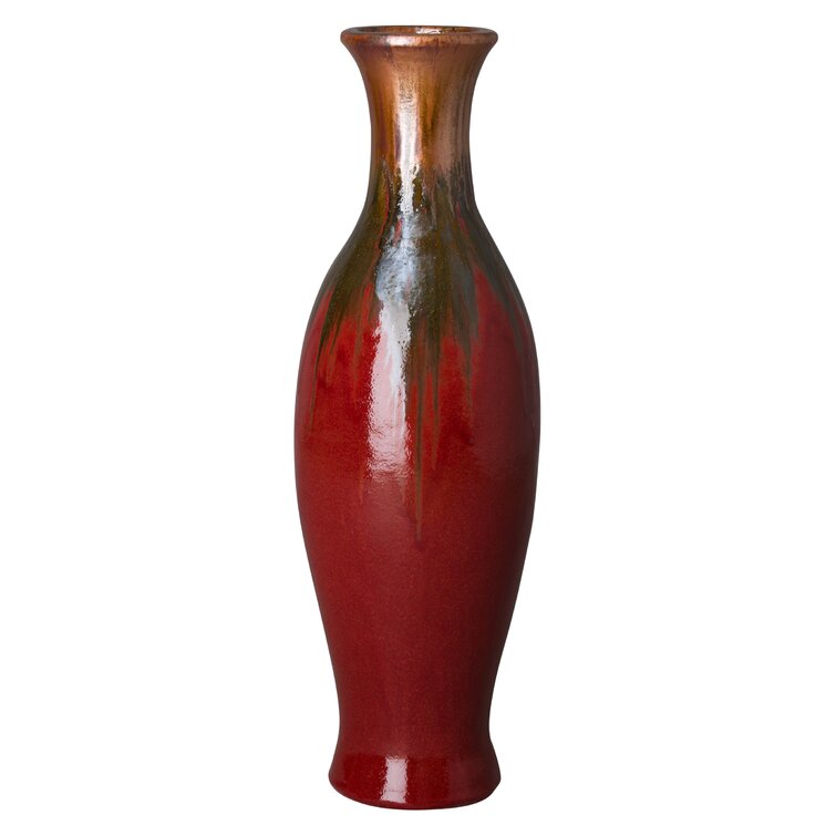 Foundry Select Handmade Ceramic Floor Vase Wayfair